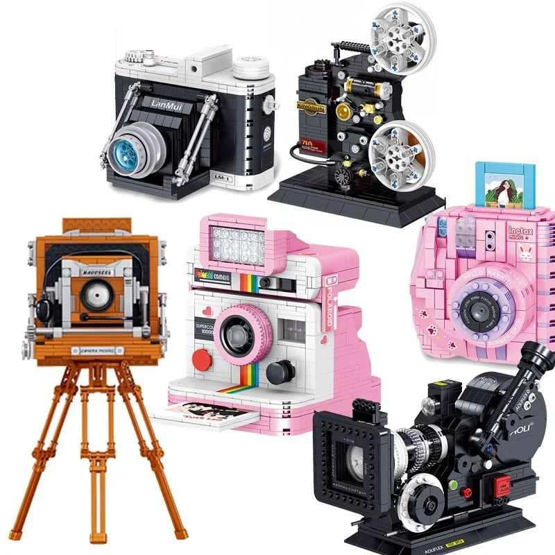 Mini Blocks Creative Digital Camera Model Gramophone Building Kids Boys Ideas Moc Sets Emulate Friends Retro Typewriter Phone
Mini Blocks Creative Digital Camera Model Gramophone Building Kids Boys Ideas Moc Sets Emulate Friends Retro Typewriter Phone