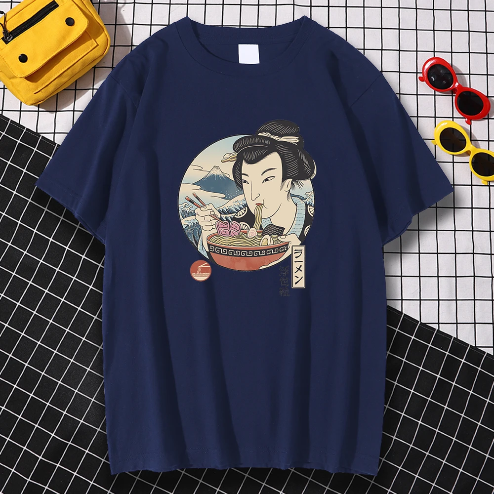 A Taste Of Japan Noodle Printing T-Shirts Men Pattern Loose T-Shirt Vintage Loose Clothing Personality Summer Tshirt Mens New
A Taste Of Japan Noodle Printing T-Shirts Men Pattern Loose T-Shirt Vintage Loose Clothing Personality Summer Tshirt Mens New