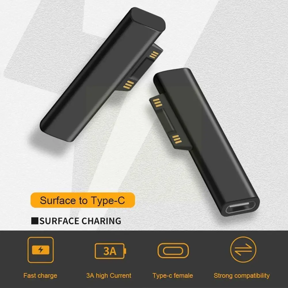 Type C Female PD Fast Charging Plug Converter For Surface Pro 3 4 5 6 Go Connector For USB C Female Adapter For Surface Boo C7H8
Type C Female PD Fast Charging Plug Converter For Surface Pro 3 4 5 6 Go Connector For USB C Female Adapter For Surface Boo C7H8
