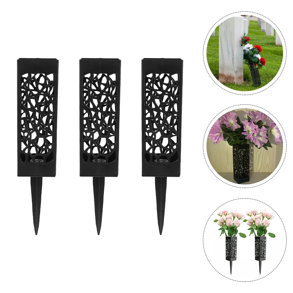 3pcs Hollowed-out Flower Holders Ground Inserting Vases Cemetery Flower Baskets for Cemetery Decoration Flowers 
3pcs Hollowed-out Flower Holders Ground Inserting Vases Cemetery Flower Baskets for Cemetery Decoration Flowers