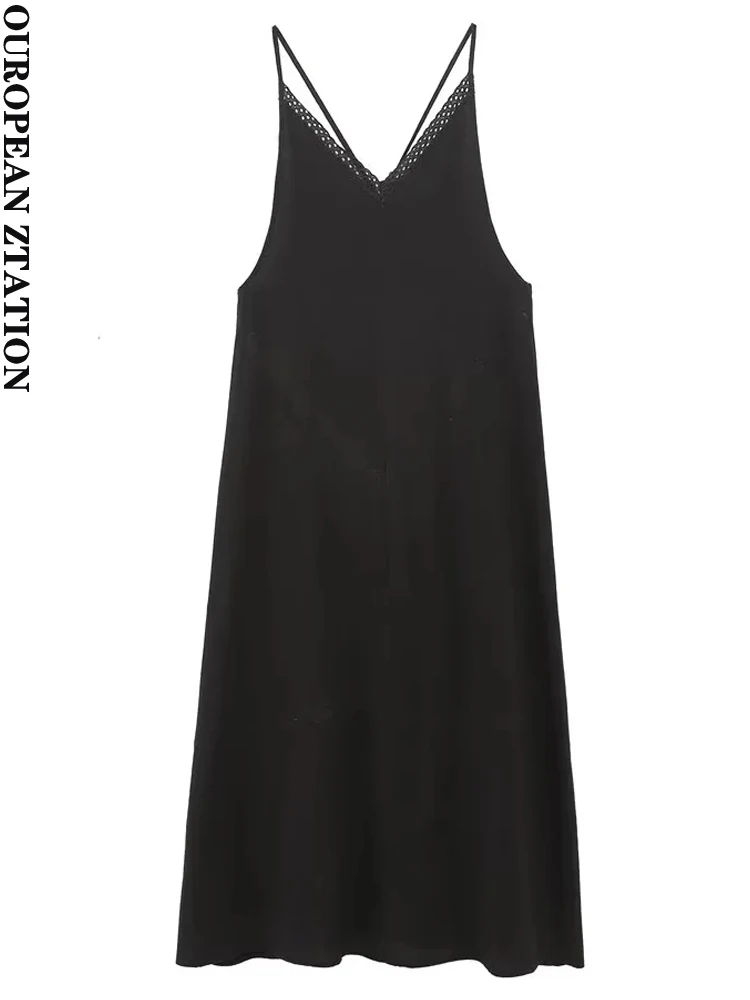 PAILETE Women 2023 fashion voluminous cotton midi dress vintage v-neck thin adjustable straps female dresses vestidos mujer
PAILETE Women 2023 fashion voluminous cotton midi dress vintage v-neck thin adjustable straps female dresses vestidos mujer