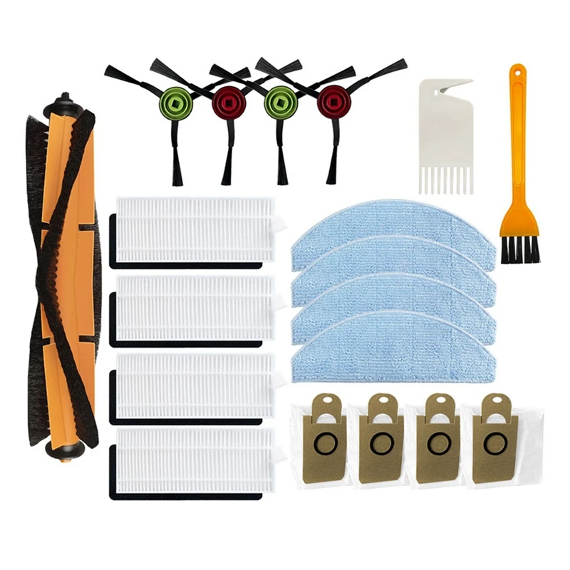 Main Brush Side Brush Hepa Filter Mop Rag Dust Bag Vacuum Cleaner Parts Robot Brush Accessories For Xiaomi Lydsto G2
Main Brush Side Brush Hepa Filter Mop Rag Dust Bag Vacuum Cleaner Parts Robot Brush Accessories For Xiaomi Lydsto G2