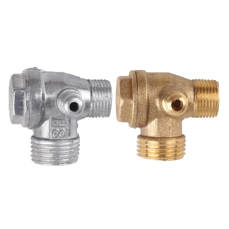 Air Compressor 3-Port Brass Threaded Check Connector Tool 10x16x20 Male Thread 3 Way Metal Compressor Check
Air Compressor 3-Port Brass Threaded Check Connector Tool 10x16x20 Male Thread 3 Way Metal Compressor Check