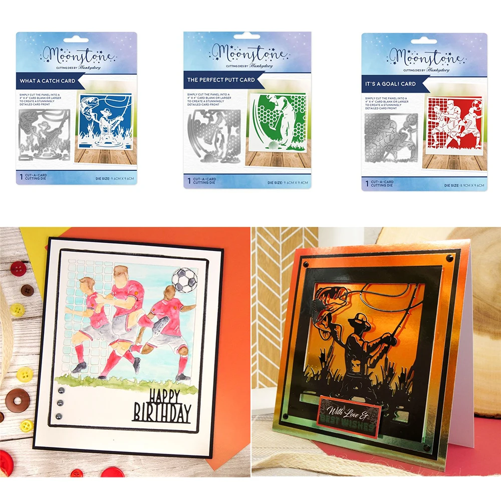 2022 Metal Cutting Dies What a Catch Card the Perfect Putt Card It's a Goal Card Scrapbook Craft Knife Blade Punch Decorate Mold
2022 Metal Cutting Dies What a Catch Card the Perfect Putt Card It's a Goal Card Scrapbook Craft Knife Blade Punch Decorate Mold