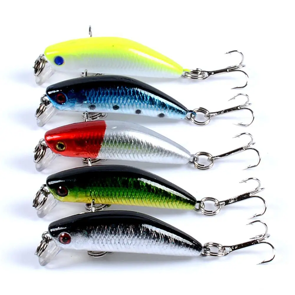 1PCS Floating Minnow Fishing Lure 4.5cm 2.8g Lifelike Plastic Wobbler Crankbaits 3D Eyes Artificial Plastic Hard Fishing Baits
1PCS Floating Minnow Fishing Lure 4.5cm 2.8g Lifelike Plastic Wobbler Crankbaits 3D Eyes Artificial Plastic Hard Fishing Baits