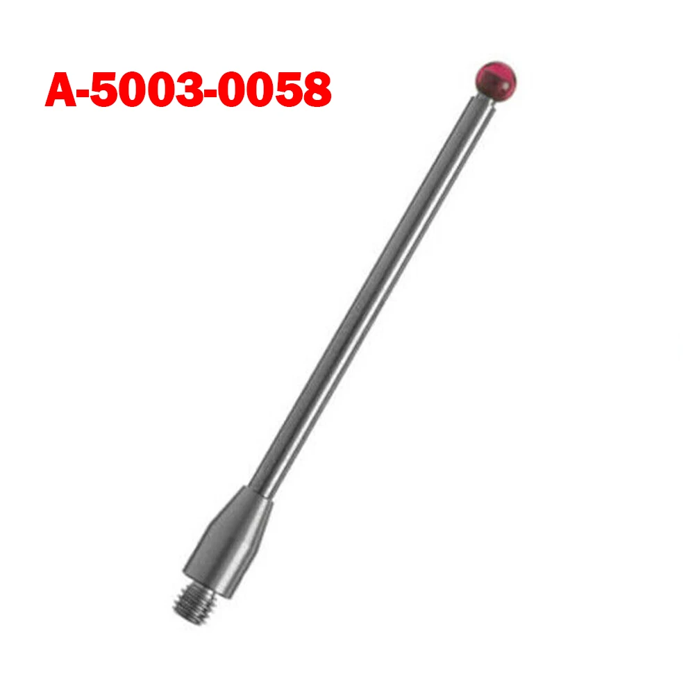 CMM Touch Probe Stylus 3mm 40mm M3 Thread Dia Rubine Ball Ceramic Stem For A-5003-0058 Touch Probe Tool
CMM Touch Probe Stylus 3mm 40mm M3 Thread Dia Rubine Ball Ceramic Stem For A-5003-0058 Touch Probe Tool
