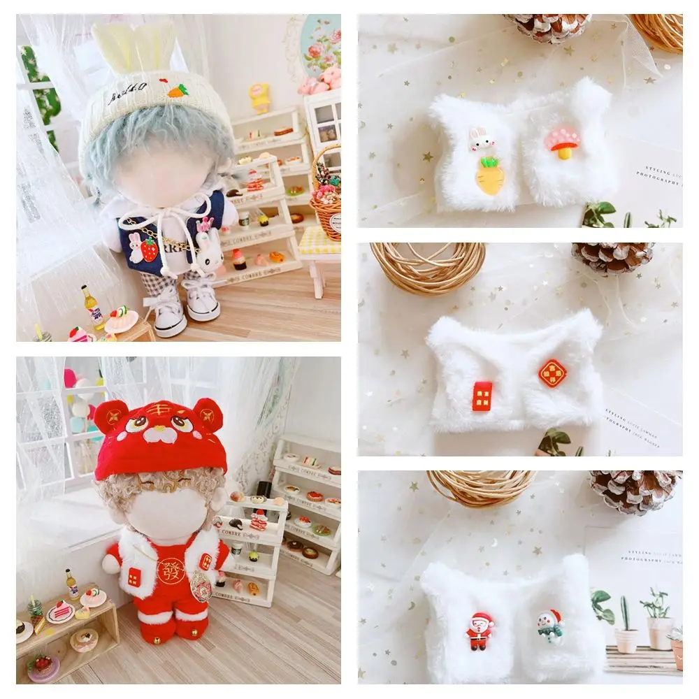 Accessories Makeup Doll Coats Plush Doll Clothes DIY Doll Vest Clothing
Accessories Makeup Doll Coats Plush Doll Clothes DIY Doll Vest Clothing