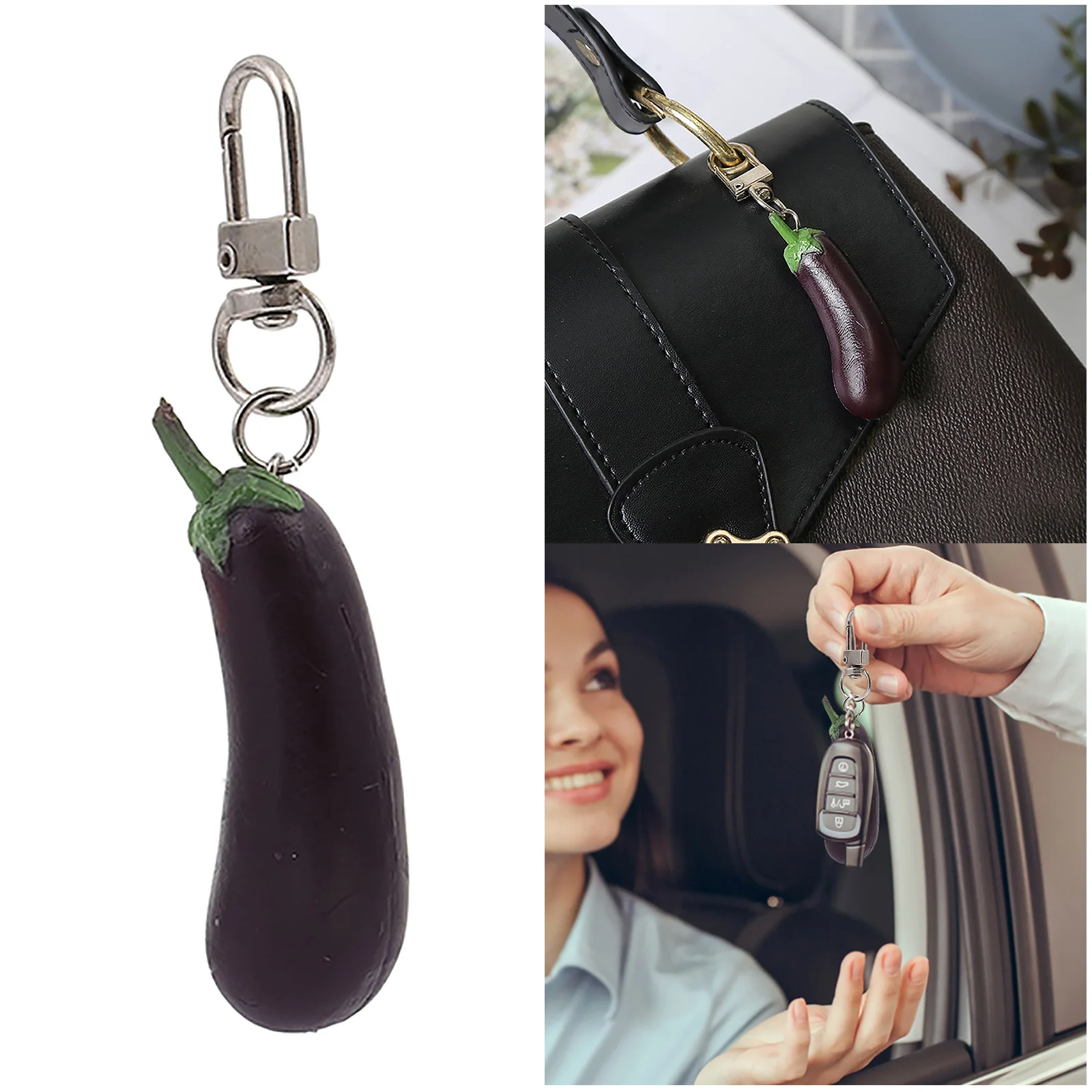 Simulation Of Eggplant Keychain Vegetable Car Bag Pendant Simulation Hanging key Car Decor Pendant
Simulation Of Eggplant Keychain Vegetable Car Bag Pendant Simulation Hanging key Car Decor Pendant