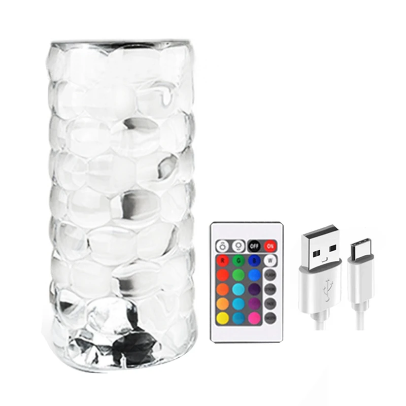 USB Charging RGB LED Table Lamp Water Drop Remote Diamond Lamp 16 Colors Atmosphere Light
USB Charging RGB LED Table Lamp Water Drop Remote Diamond Lamp 16 Colors Atmosphere Light