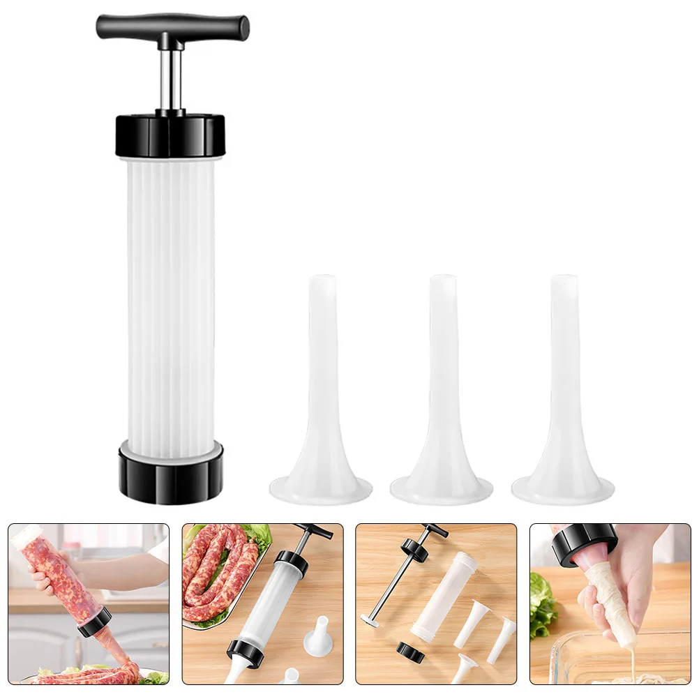 Sausage Stuffer Meat Filler Maker Manual Salami Grinder Funnel Hand Tool Filling Tube Stuffing Tubes Horizontal Tools
Sausage Stuffer Meat Filler Maker Manual Salami Grinder Funnel Hand Tool Filling Tube Stuffing Tubes Horizontal Tools