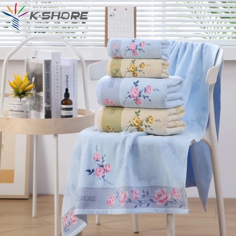Cotton Bath Towel Luxury Vintage Style Jacquard Embroidery Simple Plain Atmospheric Soft Absorbent Thick Towel Bath Towel Set
Cotton Bath Towel Luxury Vintage Style Jacquard Embroidery Simple Plain Atmospheric Soft Absorbent Thick Towel Bath Towel Set