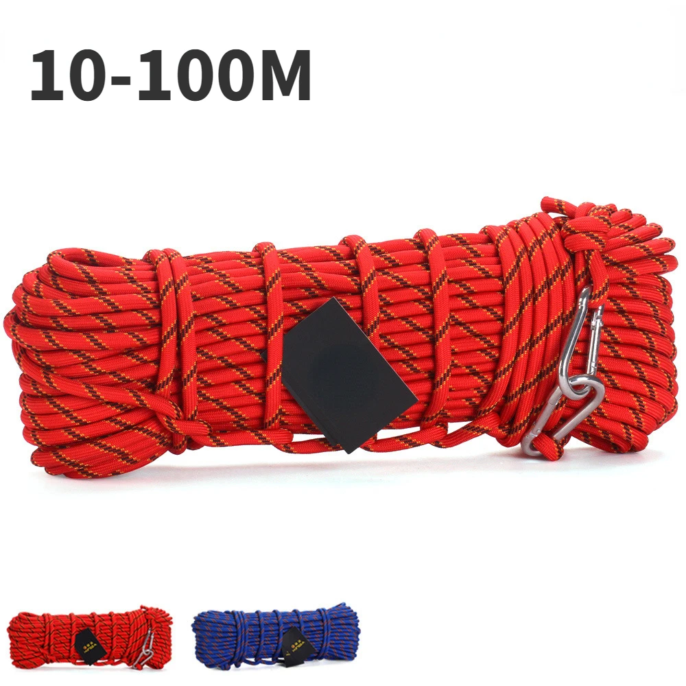 

10MM 3KN Outdoor Rescue Rope Climbing Safety Paracord Insurance Escape Wild Trekking Camping Clothesline Survival Equipment