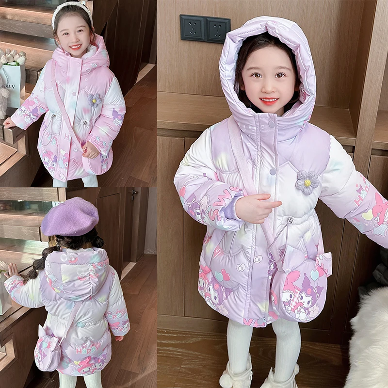 Winter Down-filled Coat Girl Clothes Cotton Coat Cartoon Children's Clothing Down Cotton Melody Kuromi Clothes Baby Thicken Coat
Winter Down-filled Coat Girl Clothes Cotton Coat Cartoon Children's Clothing Down Cotton Melody Kuromi Clothes Baby Thicken Coat