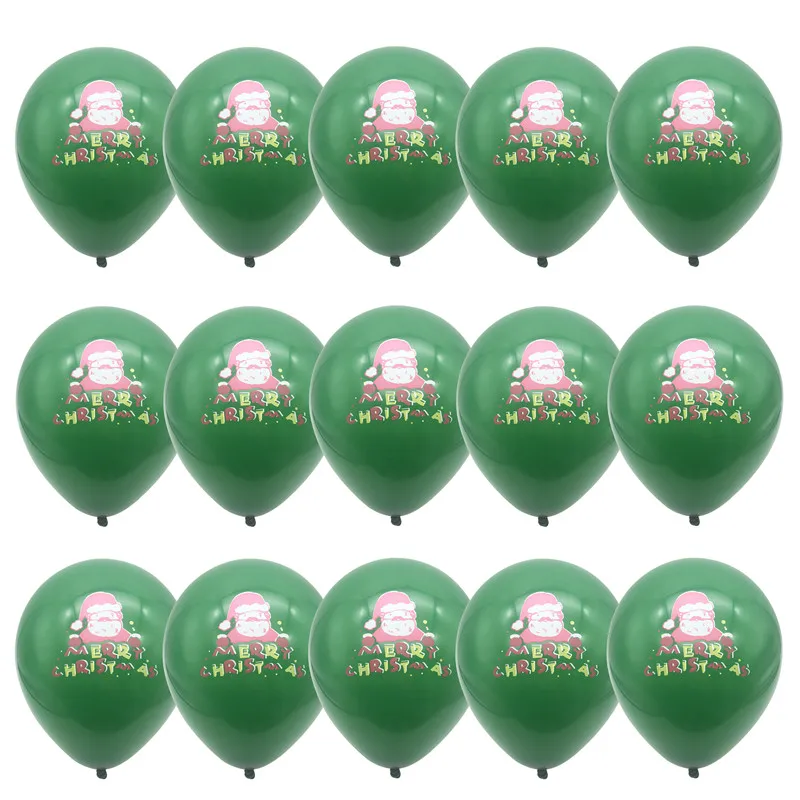 15Pcs 12inch Christmas Decoration Balloon Santa Claus Elk Snowman Latex Balloon Celebration Xmas Party New Year Eve Home Supplie
15Pcs 12inch Christmas Decoration Balloon Santa Claus Elk Snowman Latex Balloon Celebration Xmas Party New Year Eve Home Supplie