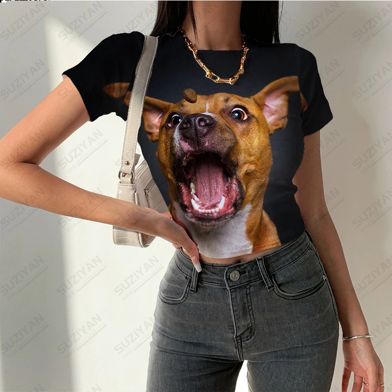 2023 New Hot Selling Women's Round Neck Short Sleeve T-shirt Tight 3D Fragmented Print Summer Street Women's Breathable Top Sexy
2023 New Hot Selling Women's Round Neck Short Sleeve T-shirt Tight 3D Fragmented Print Summer Street Women's Breathable Top Sexy