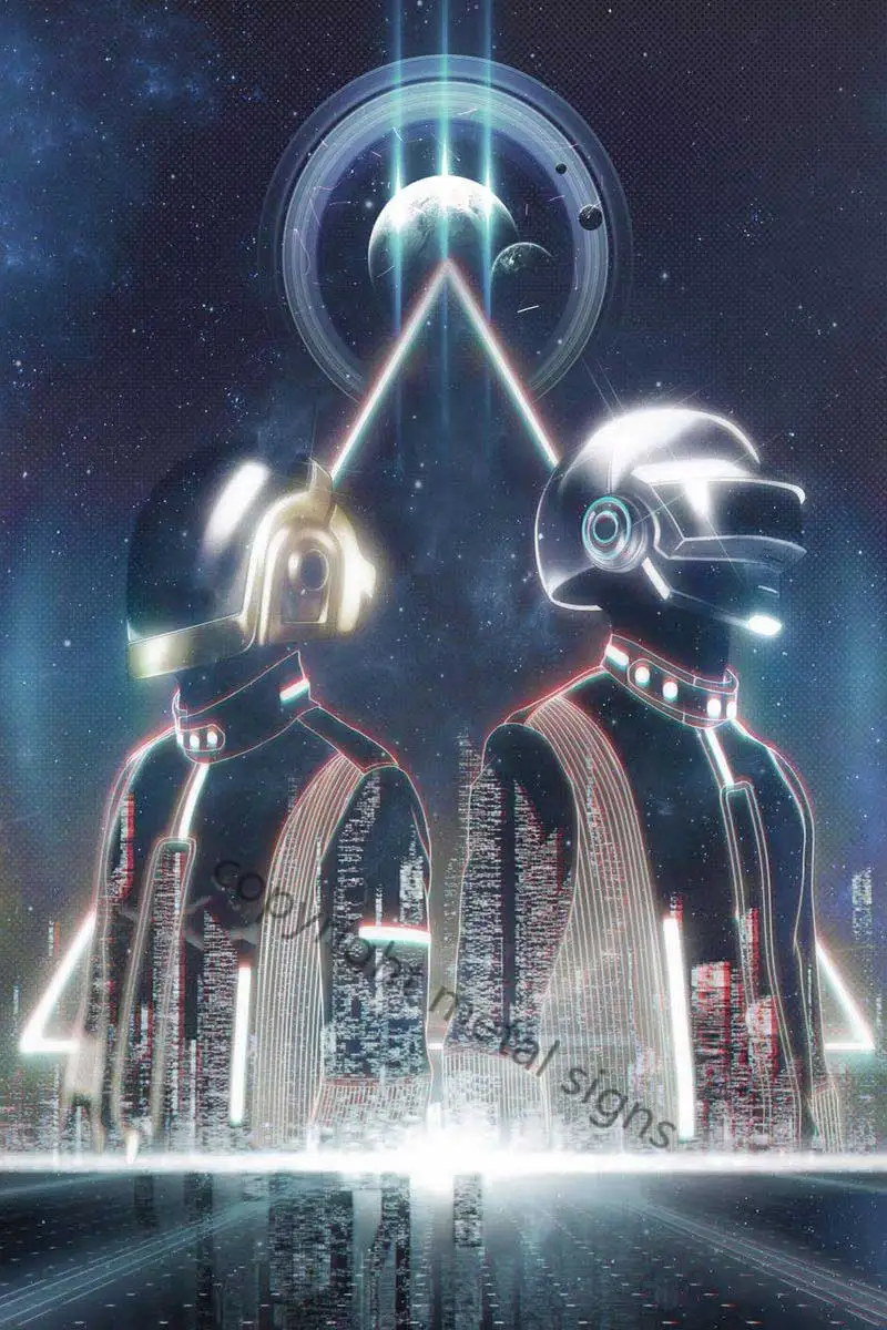 Декор Daft Punk Tronic для комнаты, Ретро винтажный металлический знак, жестяные таблички, неоновая вывеска для кафе, паба, дома, клуба, мужская пеще... 
Декор Daft Punk Tronic для комнаты, Ретро винтажный металлический знак, жестяные таблички, неоновая вывеска для кафе, паба, дома, клуба, мужская пеще...