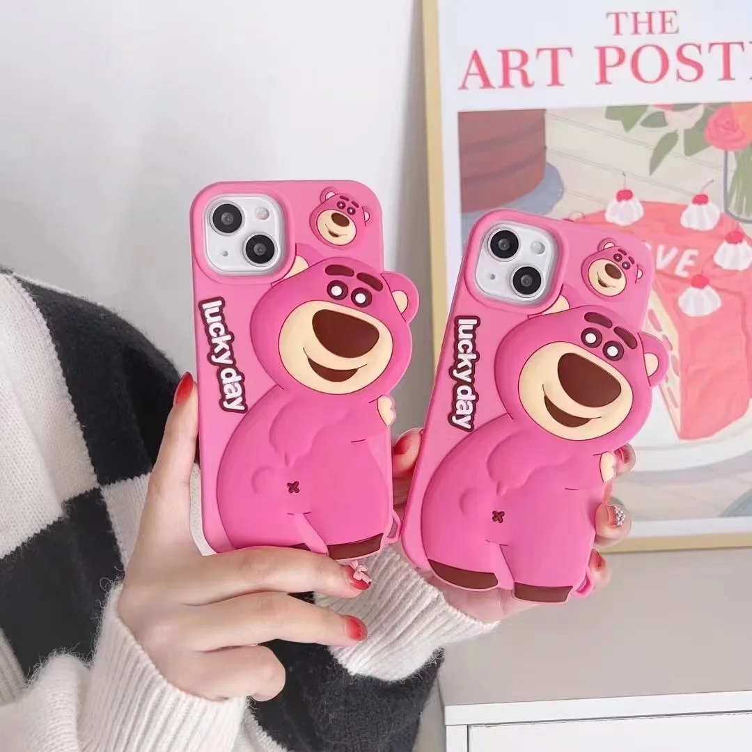 3D Disney Lotso pink cute Silicone Soft Shell Silicone Soft Shell Phone Cases For iPhone 14 13 12 11 Pro Max Back Cover
3D Disney Lotso pink cute Silicone Soft Shell Silicone Soft Shell Phone Cases For iPhone 14 13 12 11 Pro Max Back Cover