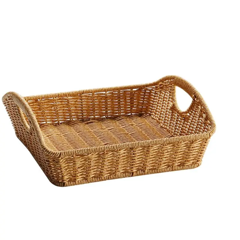 CAMIGEL Woven Storage Basket Desktop Storage Tray for Living Room Coffee Table, Snack Basket
CAMIGEL Woven Storage Basket Desktop Storage Tray for Living Room Coffee Table, Snack Basket