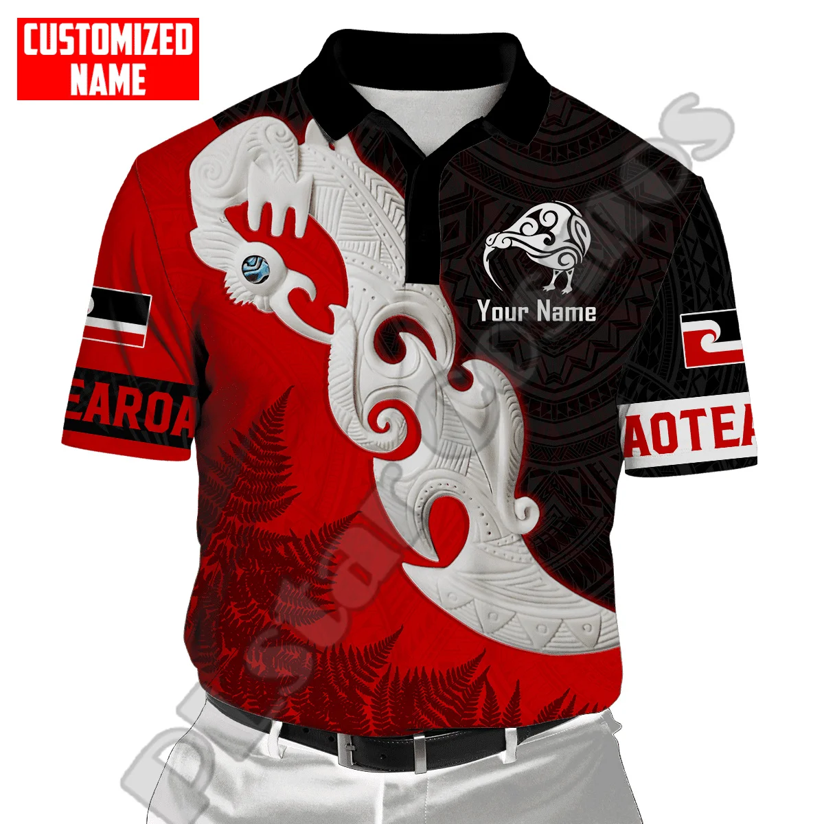 Custom Name New Zealand Maori Aotearoa Tattoo Retro 3DPrint Harajuku Streetwear Casual Collar Polo Shirts Summer Short Sleeves A
Custom Name New Zealand Maori Aotearoa Tattoo Retro 3DPrint Harajuku Streetwear Casual Collar Polo Shirts Summer Short Sleeves A