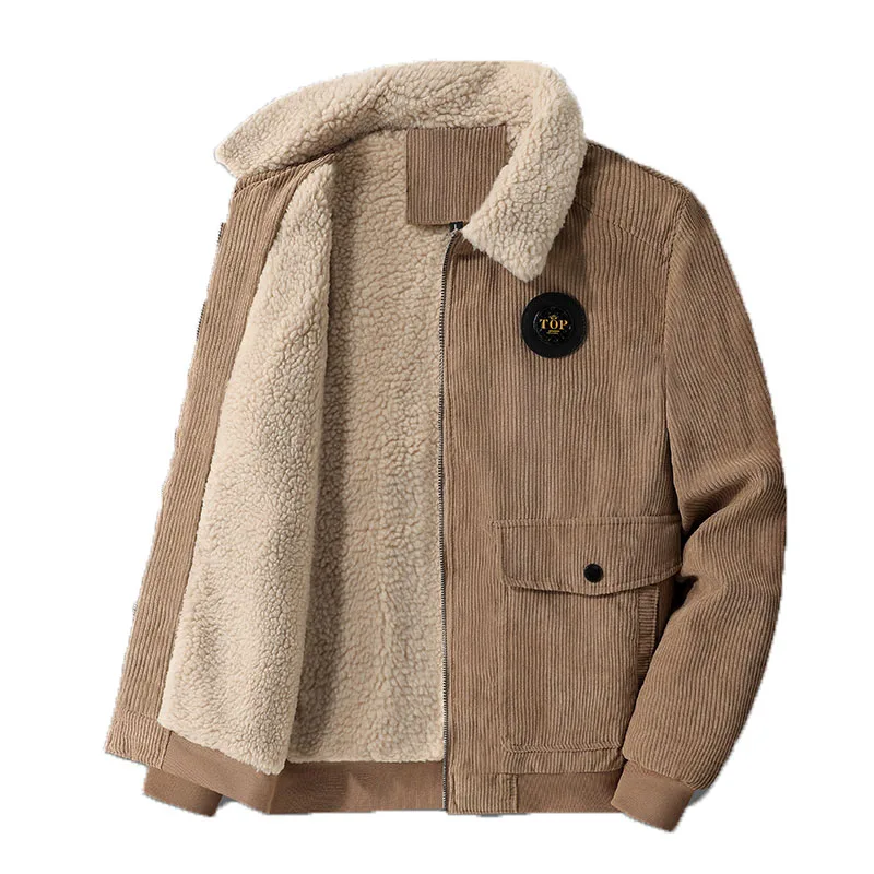 2022 Winter New Men Corduroy Cashmere Sweater Coat Men Thick Warm Fashion Loose Casual Joker Jacket Lapel Coat Cotton Men Wear
2022 Winter New Men Corduroy Cashmere Sweater Coat Men Thick Warm Fashion Loose Casual Joker Jacket Lapel Coat Cotton Men Wear