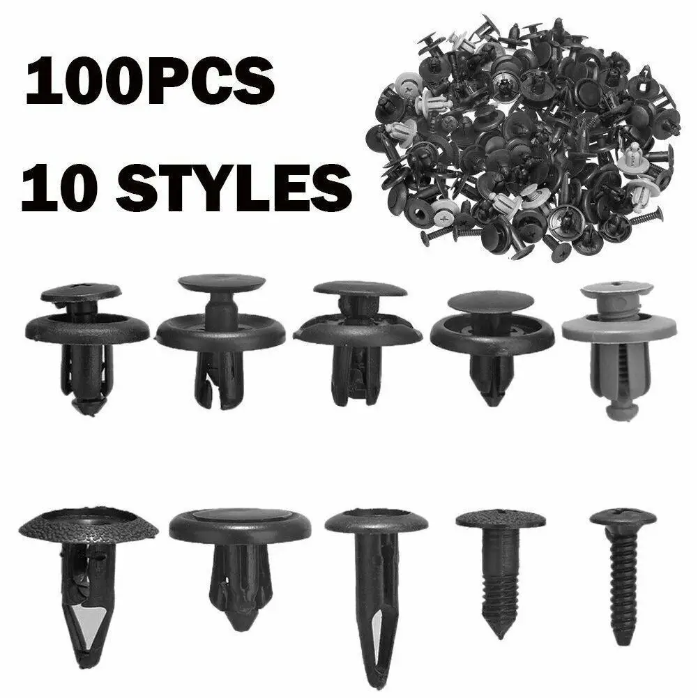 100pcs Mixed Fastener Clamp Set Car Plastic Rivet Fasteners Screw Fastener Bumper Automobile Fender Rivet Clips Kit Plastic
100pcs Mixed Fastener Clamp Set Car Plastic Rivet Fasteners Screw Fastener Bumper Automobile Fender Rivet Clips Kit Plastic