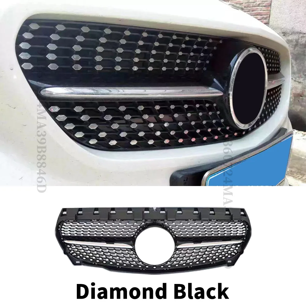 Центральный передний Впускной решетчатый бампер Гриль спортивный Facelift для Mercedes