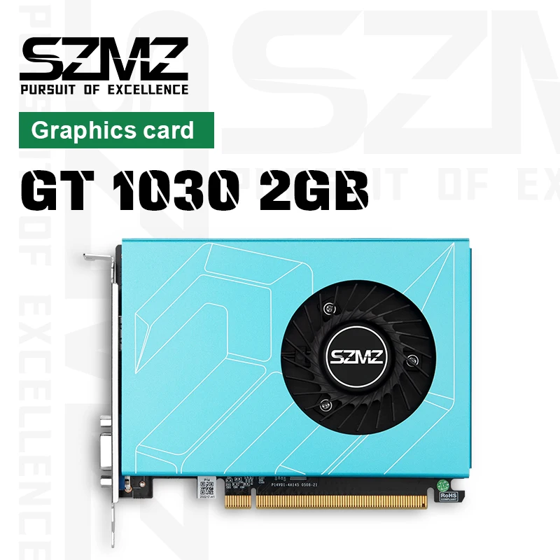 

SZMZ Original Video Card GT1030 2G Computer Gaming Geforce GT 1030 2GB 64Bit GDDR5 Graphics Card GPU For PC VGA + HD + DVI-D GP