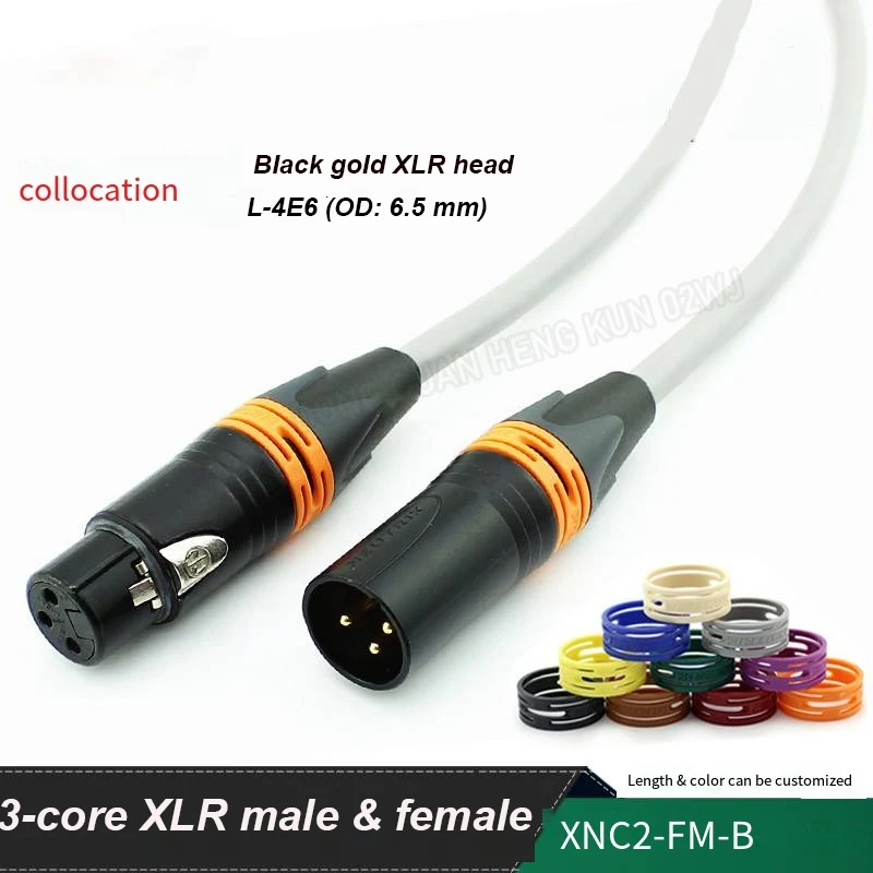 L-4E6 XLR 3 Pin Color Speaker Connector Audiophile HIFI Microphone Microphone Amplifier Audio Cable Connector Audio Plug
L-4E6 XLR 3 Pin Color Speaker Connector Audiophile HIFI Microphone Microphone Amplifier Audio Cable Connector Audio Plug