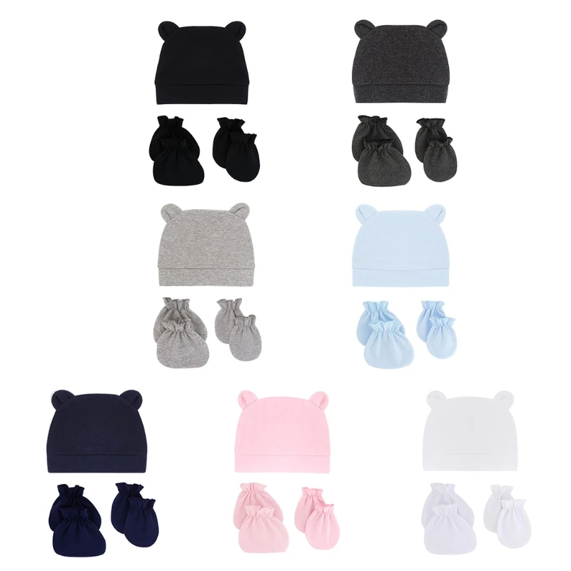 

Baby Hats Newborn for Girls Baby Infant Beanie Caps for 0-6 Months Infants Newborn Hospital Hat Cotton Baby Accessories