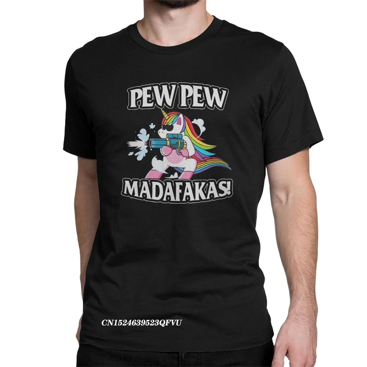 Funny Pew Pew Madafakas Men's Tops T Shirts Unicorn Humor Tee Shirt Harajuku Round Collar T-Shirts Cotton Clothes
Funny Pew Pew Madafakas Men's Tops T Shirts Unicorn Humor Tee Shirt Harajuku Round Collar T-Shirts Cotton Clothes