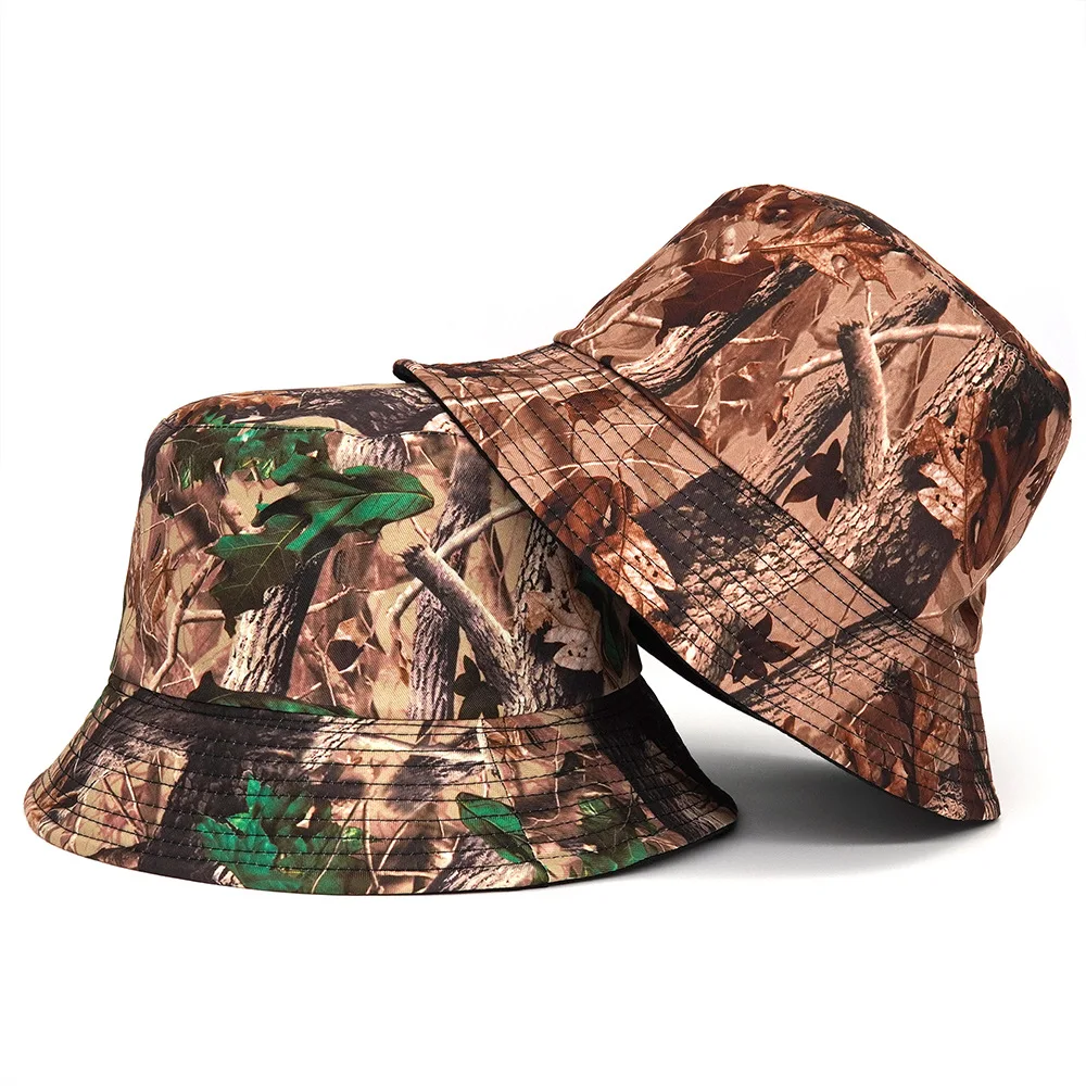 HOT Camouflage Bionic Jungle Printing Bucket Hat Outdoor Fishing Camping Men's Cap Summer Wholesale Sunscreen Hat Bucket Hats
HOT Camouflage Bionic Jungle Printing Bucket Hat Outdoor Fishing Camping Men's Cap Summer Wholesale Sunscreen Hat Bucket Hats