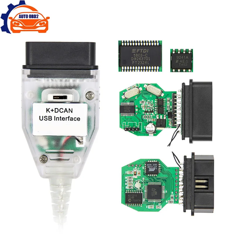 Для BMW K DCAN переключатель USB для Inpa OBDII кабель INPA + CAN K-DCAN Профессиональный