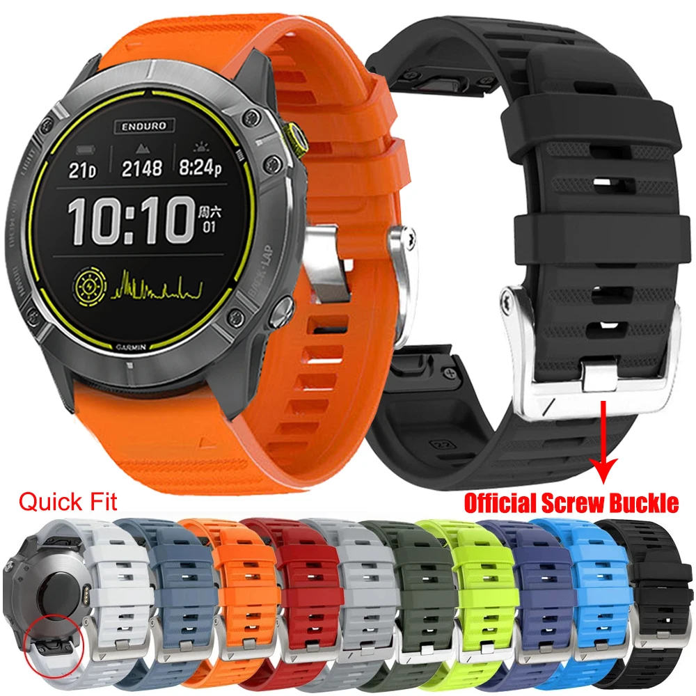 Ремешок для наручных часов Garmin спуск Mk2i/Mk1/G1/Enduro/Epix/MARQ, спортивный силиконовый браслет, аксессуары для часов, 22 26 мм
Ремешок для наручных часов Garmin спуск Mk2i/Mk1/G1/Enduro/Epix/MARQ, спортивный силиконовый браслет, аксессуары для часов, 22 26 мм