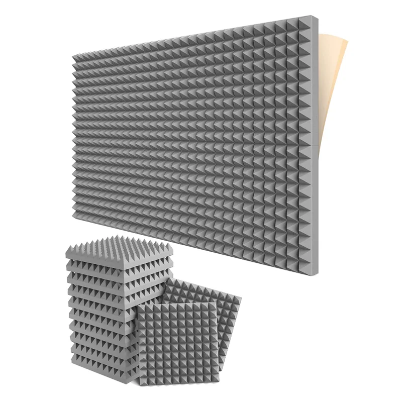 Самоклеящиеся звукостойкие пенопластовые панели, 2x12x12 дюймов, в виде пирамиды, акустическая пена, для дома, 12 упаковок
Самоклеящиеся звукостойкие пенопластовые панели, 2x12x12 дюймов, в виде пирамиды, акустическая пена, для дома, 12 упаковок