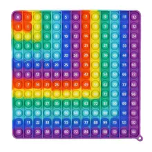 24cm Big Size Digital Multiplication Table Montessori Push Bubble Kids Toy Arithmetic Teaching Aids Educational Learning Toys