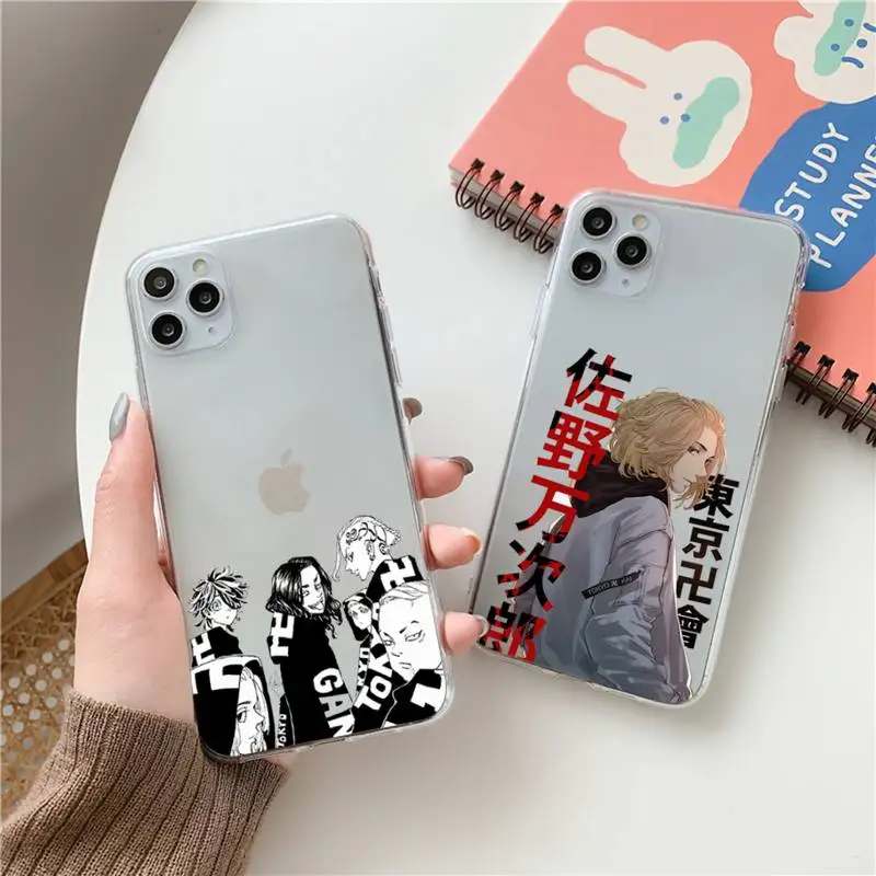Anime Tokyo Revengers Comics Phone Case Clear Transparent for iPhone 11 12 13 mini pro XS MAX 8 7 6 6S Plus X 5S SE XR 2020
Anime Tokyo Revengers Comics Phone Case Clear Transparent for iPhone 11 12 13 mini pro XS MAX 8 7 6 6S Plus X 5S SE XR 2020
