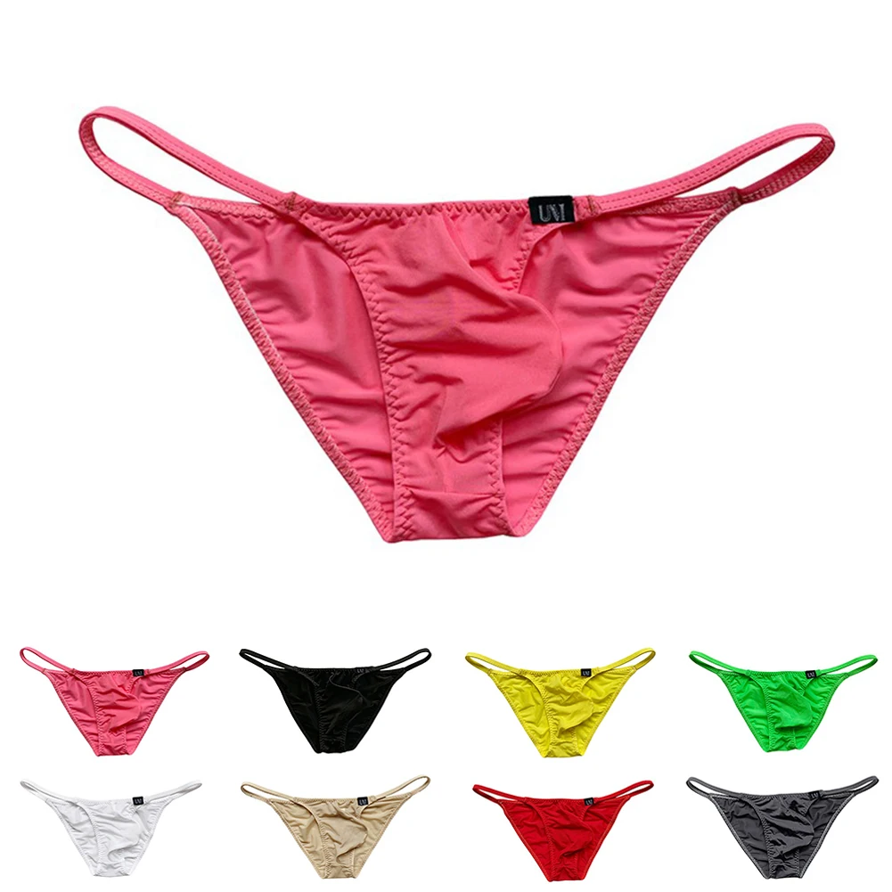 Sexy Men Mesh Low Rise Elastic Bikini Thong G-string Low Waist Comfortable Briefs Solid Color Underwear Panties
Sexy Men Mesh Low Rise Elastic Bikini Thong G-string Low Waist Comfortable Briefs Solid Color Underwear Panties