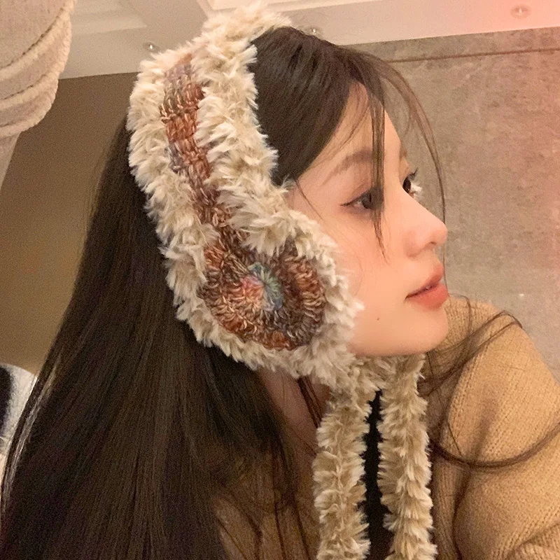 Gradient Color Knitted Earmuffs For Women Autumn And Winter Ear Protection Plush Long Straps Ear Muffs Fashionable Headband
Gradient Color Knitted Earmuffs For Women Autumn And Winter Ear Protection Plush Long Straps Ear Muffs Fashionable Headband