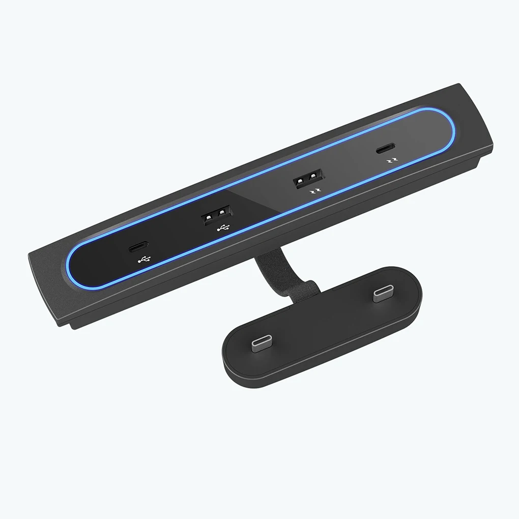 Charging Station Dock with LED Light Center Console PD 27W Type-c USB Charger Data Transmission Hub Automotive Accessories
Charging Station Dock with LED Light Center Console PD 27W Type-c USB Charger Data Transmission Hub Automotive Accessories