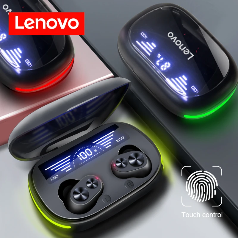 Беспроводные Bluetooth-наушники Lenovo TWS, сенсорные наушники со светодиодным дисплеем, Спортивная Hi-Fi-гарнитура, стереонаушники с HD-вызовом и микр...
Беспроводные Bluetooth-наушники Lenovo TWS, сенсорные наушники со светодиодным дисплеем, Спортивная Hi-Fi-гарнитура, стереонаушники с HD-вызовом и микр...