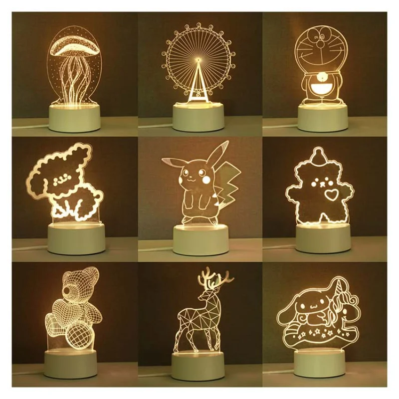 USB фото креативная 3D иллюзия аниме лампы акриловая искусственная настольная основа лампа искусственная Рождественская лампа Декор детской комнаты ночник
USB фото креативная 3D иллюзия аниме лампы акриловая искусственная настольная основа лампа искусственная Рождественская лампа Декор детской комнаты ночник