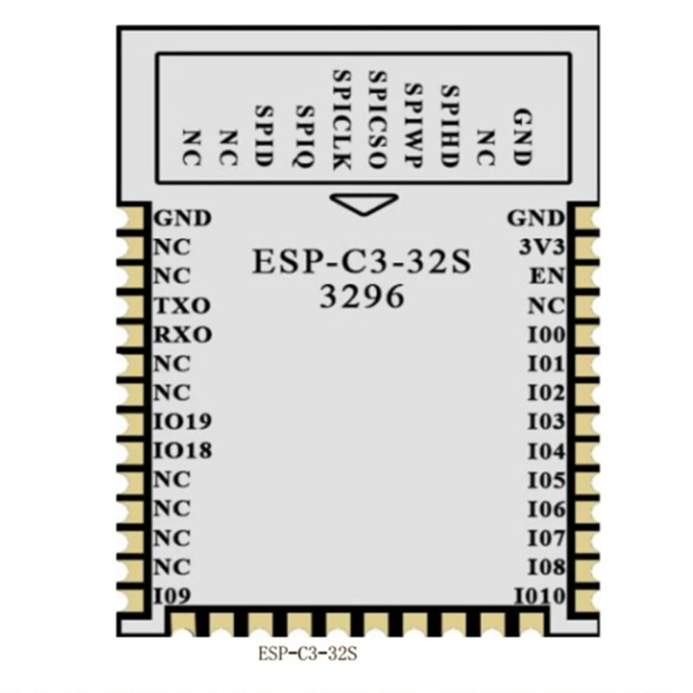 

Φ ESP32 ESP C3 32S 2,4 GHz Mini WiFi BLE 5,0 двухрежимный беспроводной модуль Φ (4M)