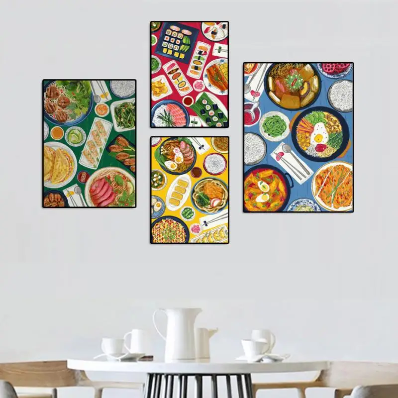 Modern Decor Painting Cartoon Delicious Meals Canvas Prints Food Poster Kitchen Dining Room Home Decor Restaurant Wall Art Mural
Modern Decor Painting Cartoon Delicious Meals Canvas Prints Food Poster Kitchen Dining Room Home Decor Restaurant Wall Art Mural