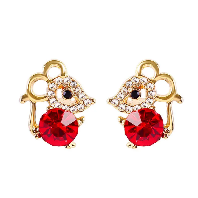 2022 Cute Mouse Red Color Earrings For Women Zircon Drop Delicate Temperament Versatile Fashion Charm Girl Party Jewelry Gifts
2022 Cute Mouse Red Color Earrings For Women Zircon Drop Delicate Temperament Versatile Fashion Charm Girl Party Jewelry Gifts