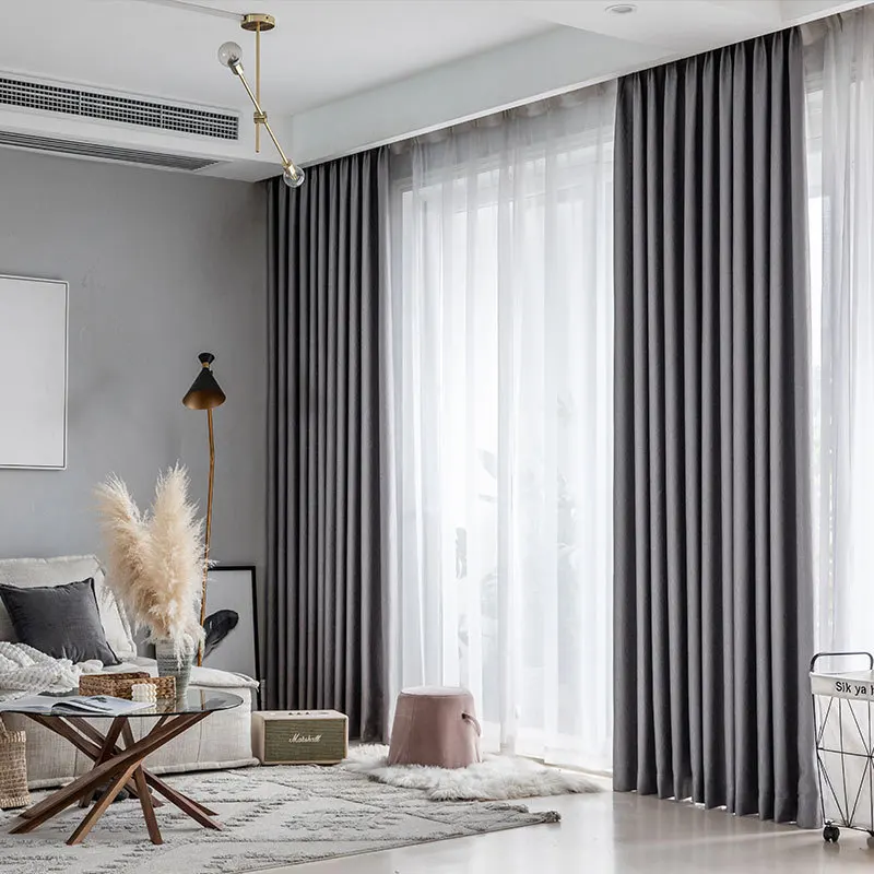 Satin Living Room Blackout Curtains Bedroom Bay Window Modern Simple Finished Custom Curtains -WQ
Satin Living Room Blackout Curtains Bedroom Bay Window Modern Simple Finished Custom Curtains -WQ