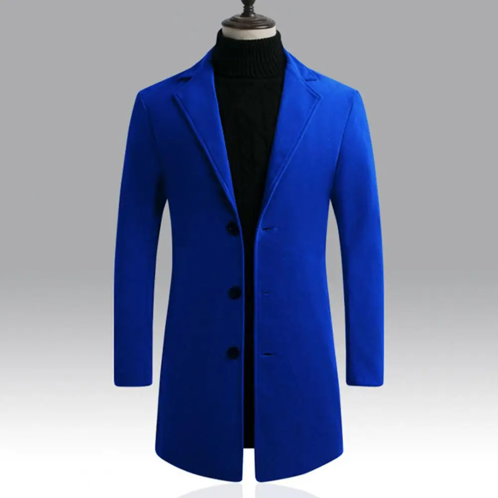 Winter Fall Men Jacket Stylish Men's Winter Trench Coat Slim Fit Windproof Mid Length for Formal Occasions Mid-length Men Coat
Winter Fall Men Jacket Stylish Men's Winter Trench Coat Slim Fit Windproof Mid Length for Formal Occasions Mid-length Men Coat