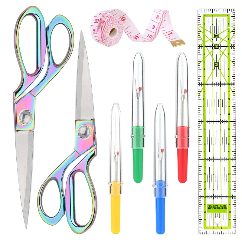 SHWAKK Professional Tailor Clothing Scissors Set Embroidery Scissor for Sewing Needlework DIY Craft Supplies Fabric Shears
SHWAKK Professional Tailor Clothing Scissors Set Embroidery Scissor for Sewing Needlework DIY Craft Supplies Fabric Shears