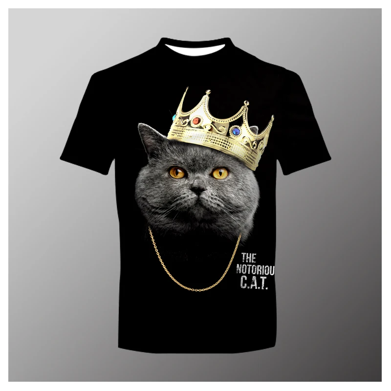 2022 Summer 3D Printing Cute Cute Pet Fun Hit Color Cute Cat And Dog Casual Men's Round Neck Short Sleeve Oversized T-Shirt
2022 Summer 3D Printing Cute Cute Pet Fun Hit Color Cute Cat And Dog Casual Men's Round Neck Short Sleeve Oversized T-Shirt