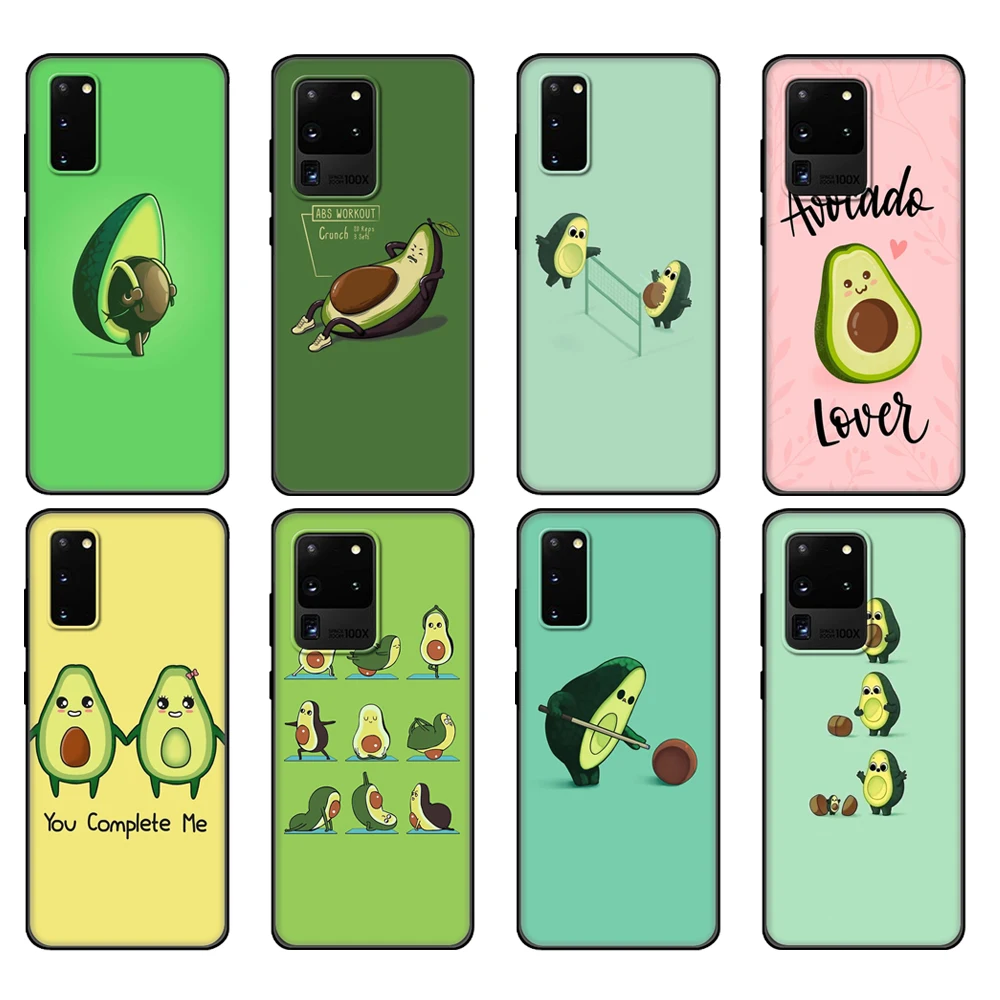 Black tpu Case For Samsung galaxy S20 /S20 PLUS/S20 ultra/S20+ /S20FE back cover Summer Avocado Fruit 
Black tpu Case For Samsung galaxy S20 /S20 PLUS/S20 ultra/S20+ /S20FE back cover Summer Avocado Fruit