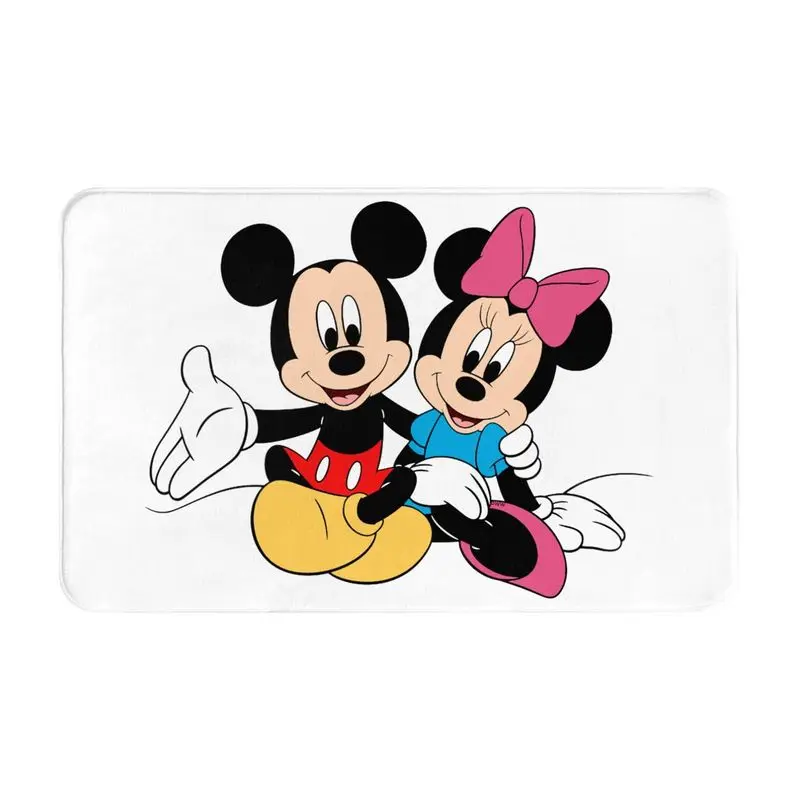 Пользовательские Disney Микки Маус Минни передние напольные двери входные коврики